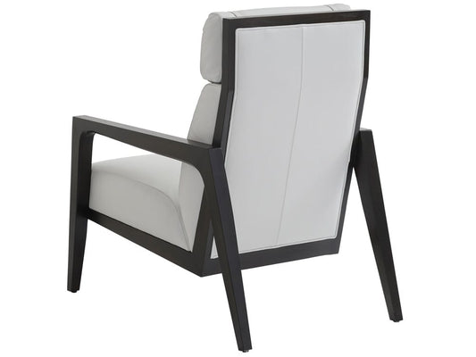 Tommy Bahama Home - Palm Desert Covina Leather Chair, Charcoal - LL1896-11-40 veiw 2