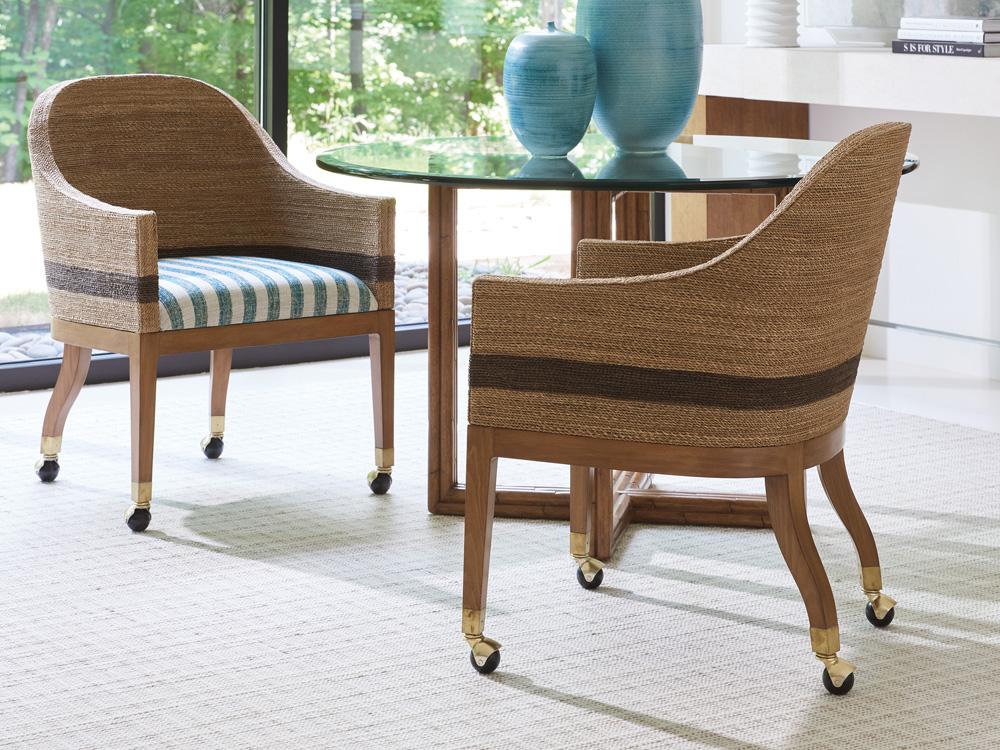 Tommy Bahama Home - Palm Desert Dorian Woven Arm Chair, Sonoran - 575-887-40 veiw 3