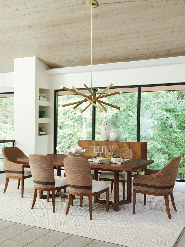 Tommy Bahama Home - Palm Desert San Marino Double Pedestal Dining Table, Sonoran - 575-876C veiw 3