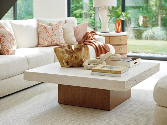 Tommy Bahama Home - Palm Desert Shadow Mountain Square Cocktail Table, Sonoran - 575-949C veiw 2