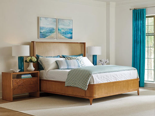 Tommy Bahama Home - Palm Desert Villa Park Upholstered Bed King, Sonoran - 575-144C veiw 2