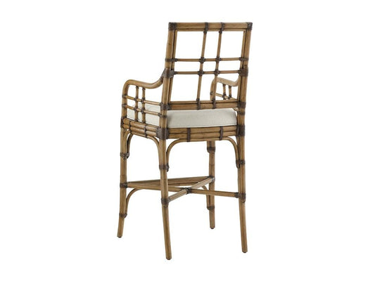 Tommy Bahama Home - Twin Palms Lands End Bar Stool - 558-896-01 veiw 2