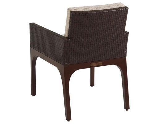 Tommy Bahama Outdoor - Abaco Arm Dining Chair, Medium Brown - 3420-13-40 veiw 2