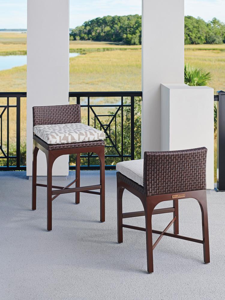 Tommy Bahama Outdoor - Abaco Bar Stool, Medium Brown - 3420-16-40 veiw 3