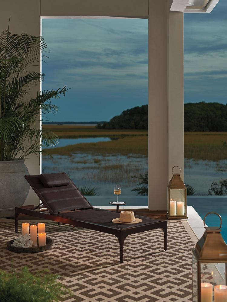 Tommy Bahama Outdoor - Abaco Chaise Lounge, Medium Brown - 3420-75 veiw 3
