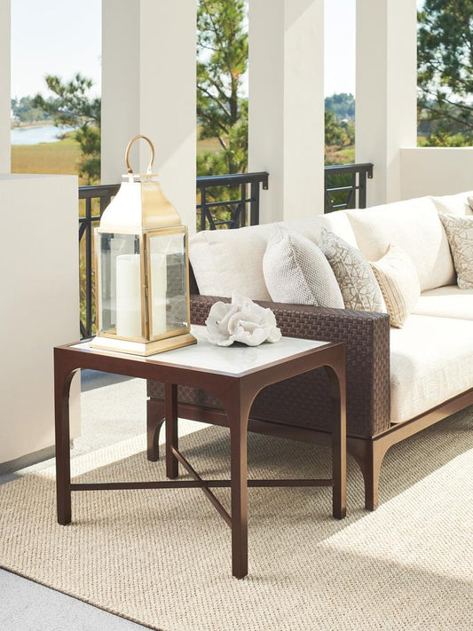 Tommy Bahama Outdoor - Abaco End Table, Medium Brown - 3420-955 veiw 2