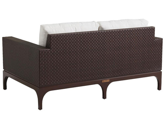 Tommy Bahama Outdoor - Abaco Loveseat, Medium Brown - 3420-22-40 veiw 2