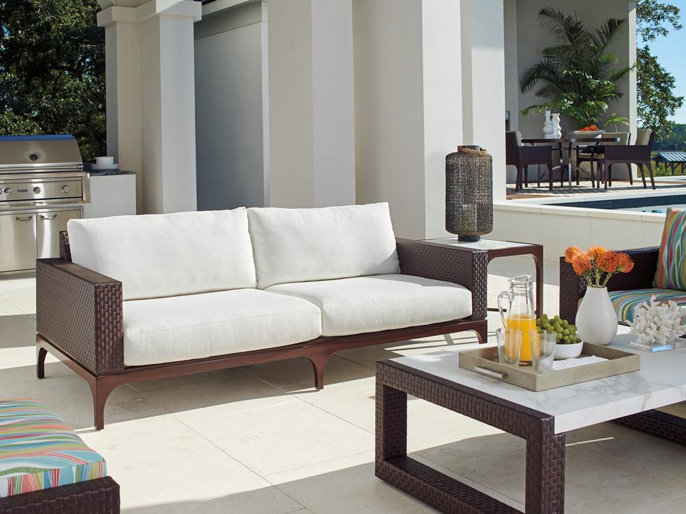 Tommy Bahama Outdoor - Abaco Sofa, Medium Brown - 3420-33-40 veiw 3