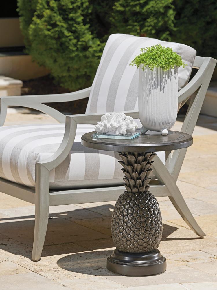Tommy Bahama Outdoor - Alfresco Living Pineapple Table, Gray Brown - 3100-202 veiw 3