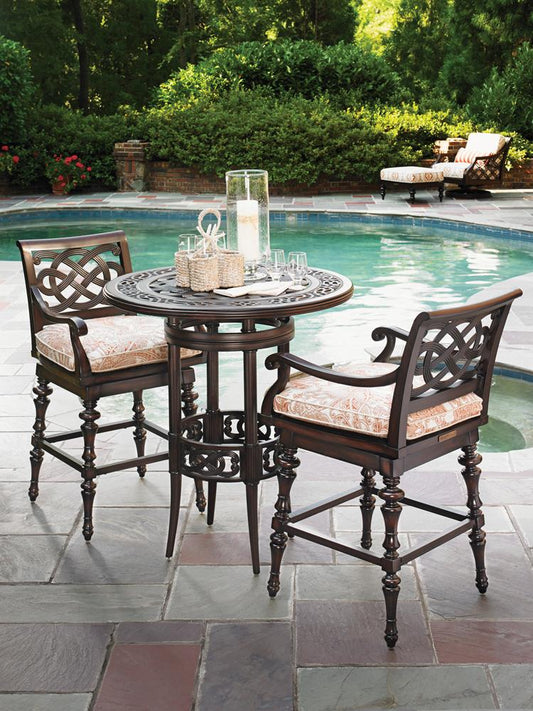 Tommy Bahama Outdoor - Black Sands Round Bistro Bar Table - 3235-873C veiw 2