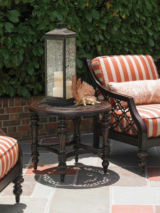 Tommy Bahama Outdoor - Black Sands Round End Table - 3235-950 veiw 2