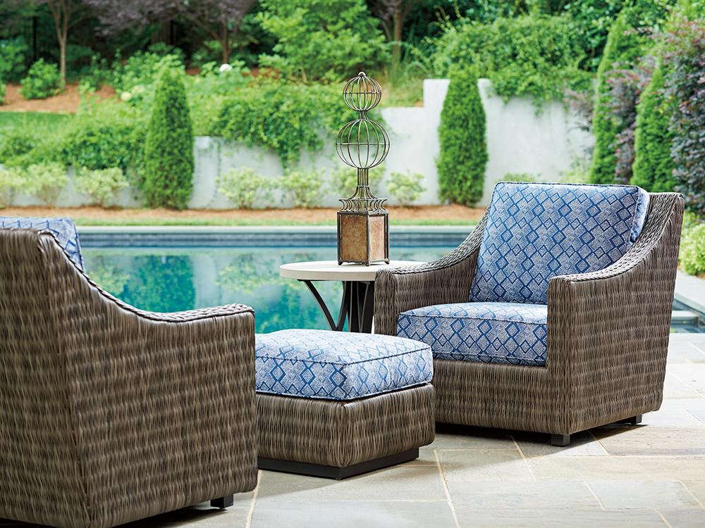 Tommy Bahama Outdoor - Cypress Point Ocean Terrace Ottoman - 3900-44-40 veiw 3
