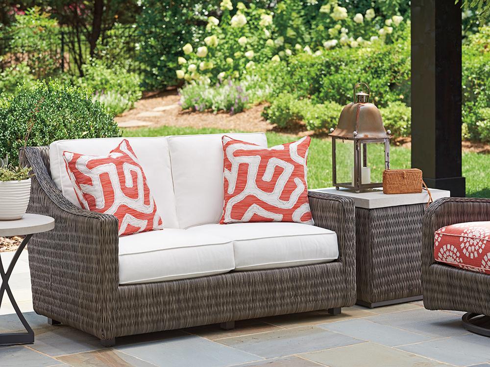 Tommy Bahama Outdoor - Cypress Point Ocean Terrace Square End Table with Weatherstone Top - 3900-957 veiw 3