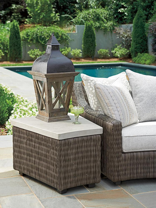 Tommy Bahama Outdoor - Cypress Point Ocean Terrace Wedge Table with Weatherstone Top - 3900-950 veiw 2