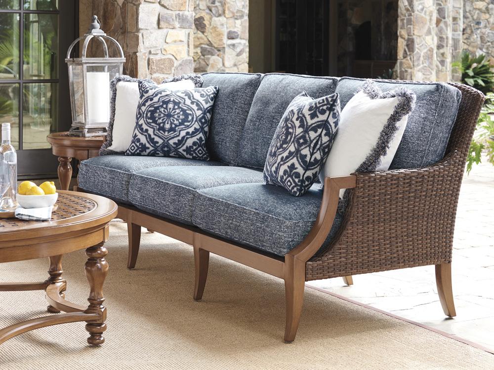Tommy Bahama Outdoor - Harbor Isle Sofa, Walnut - 3935-33-40 veiw 2