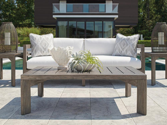 Tommy Bahama Outdoor - La Jolla Rectangular Cocktail Table, Taupe - 3950-945 veiw 2