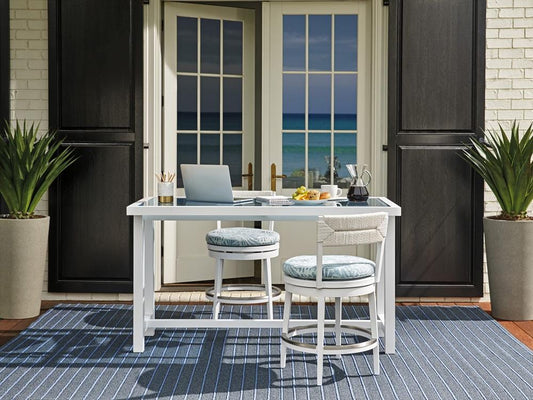 Tommy Bahama Outdoor - Ocean Breeze Promenade Bistro Table, White - 3460-873 veiw 2