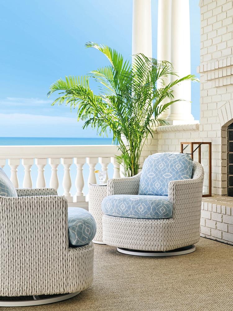 Tommy Bahama Outdoor - Ocean Breeze Promenade Occasional Chair, White - 3460-09-40 veiw 3