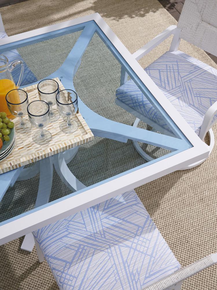 Tommy Bahama Outdoor - Ocean Breeze Promenade Rectangular Dining Table, White - 3460-876C veiw 3