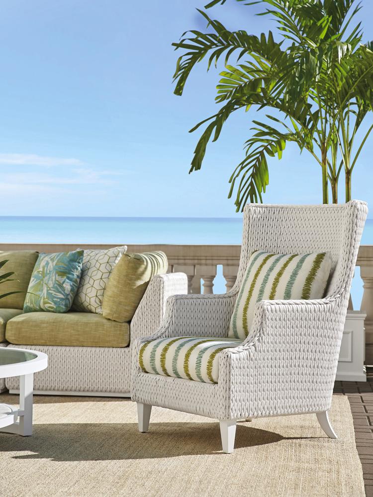 Tommy Bahama Outdoor - Ocean Breeze Promenade Wing Chair, White - 3460-10-40 veiw 3