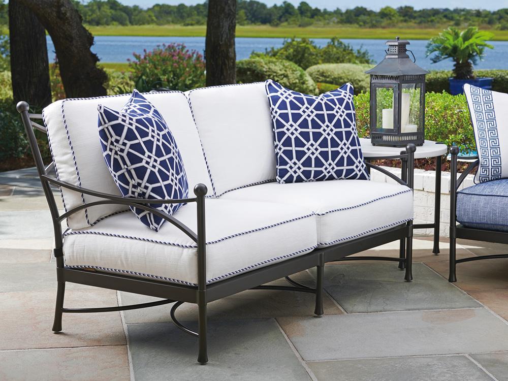Tommy Bahama Outdoor - Pavlova Love Seat, Graphite - 3910-22-40 veiw 3