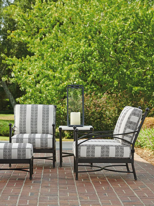 Tommy Bahama Outdoor - Pavlova Ottoman, Graphite - 3910-44-40 veiw 2