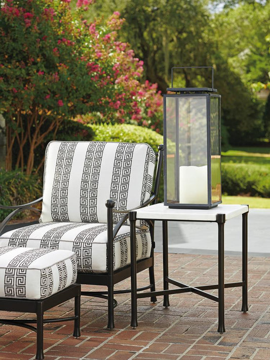 Tommy Bahama Outdoor - Pavlova Rectangular End Table, Graphite - 3910-953 veiw 2