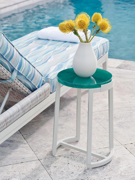 Tommy Bahama Outdoor - Seabrook Accent Table, Ivory - 3430-952C veiw 2