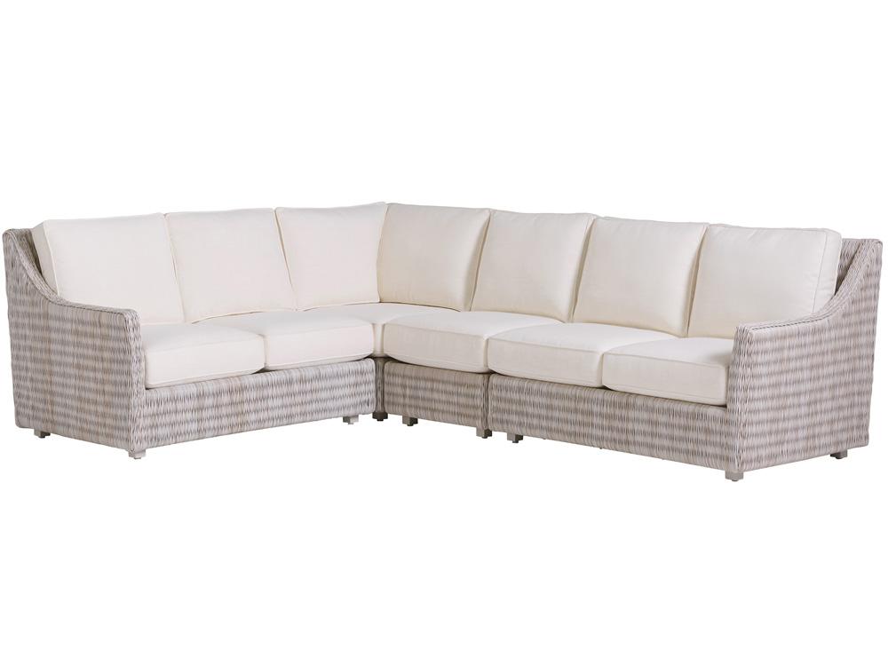 Tommy Bahama Outdoor - Seabrook Seabrook Sectional, Ivory - 3430-50S-40 veiw 1
