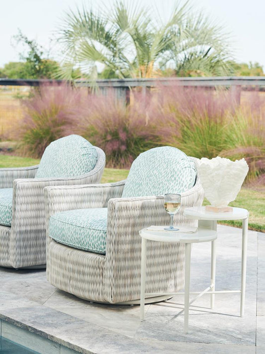 Tommy Bahama Outdoor - Seabrook Tiered End Table, Ivory - 3430-957C veiw 2