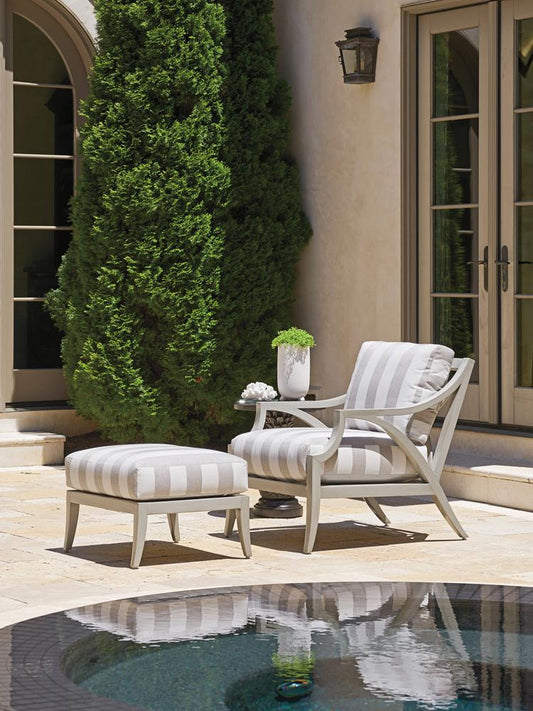 Tommy Bahama Outdoor - Silver Sands Ottoman, Gray - 3945-44-40 veiw 2