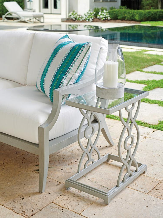 Tommy Bahama Outdoor - Silver Sands Rectangular Spot Table, Gray - 3945-951 veiw 2
