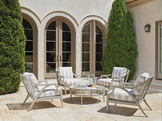 Tommy Bahama Outdoor - Silver Sands Round Cocktail Table, Gray - 3945-947 veiw 2