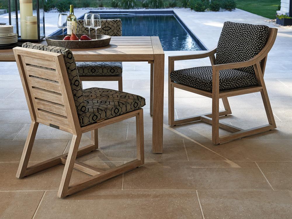 Tommy Bahama Outdoor - Stillwater Cove Dining Arm Chair, Taupe - 3450-13-41 veiw 3