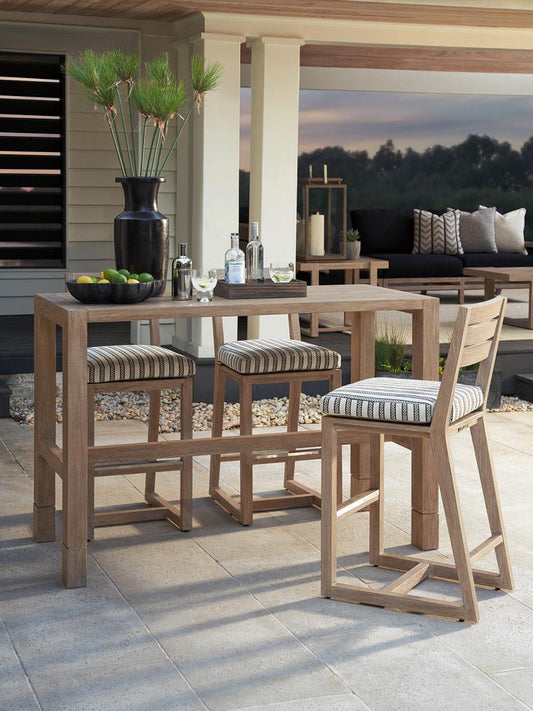 Tommy Bahama Outdoor - Stillwater Cove High/Low Bistro Table, Taupe - 3450-873 veiw 2