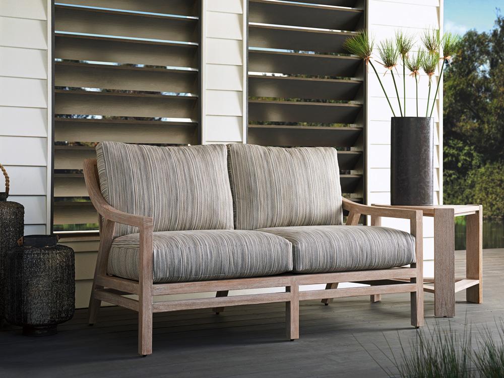 Tommy Bahama Outdoor - Stillwater Cove Love Seat, Taupe - 3450-22-40 veiw 3