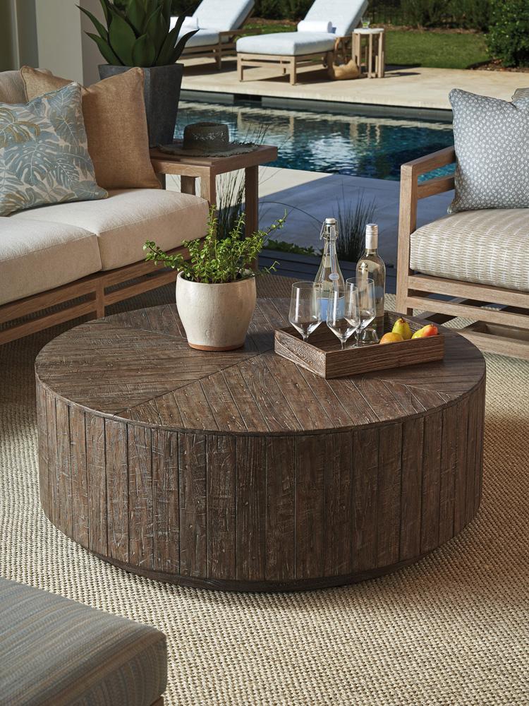 Tommy Bahama Outdoor - Stillwater Cove Round Cocktail Table, Taupe - 3450-943 veiw 2