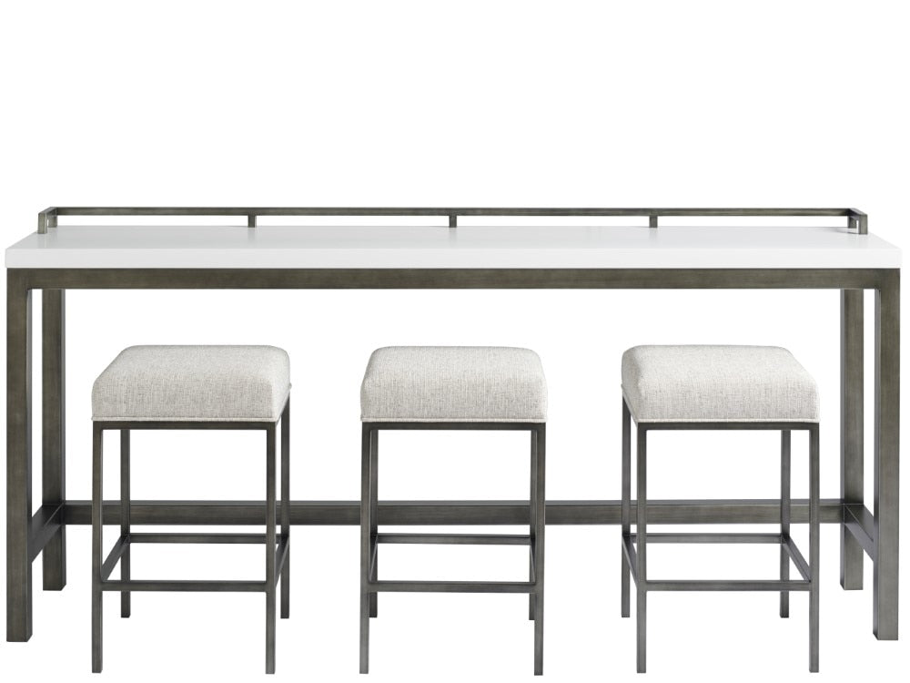 Universal Furniture - Curated Essence Console Table with Stools - 915X803 veiw 4