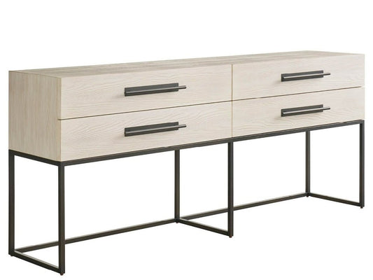 Universal Furniture - Dwell - River Rock Metal Base Console - U462A816 view 2