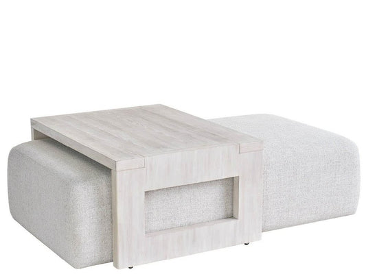 Universal Furniture - Dwell - River Rock Nesting Cocktail Ottoman - U462A830 view 2