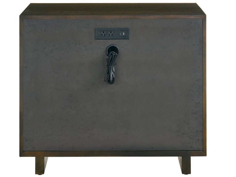 Universal Furniture - Modern - Sable Three Drawer Nightstand - U470350 view 3