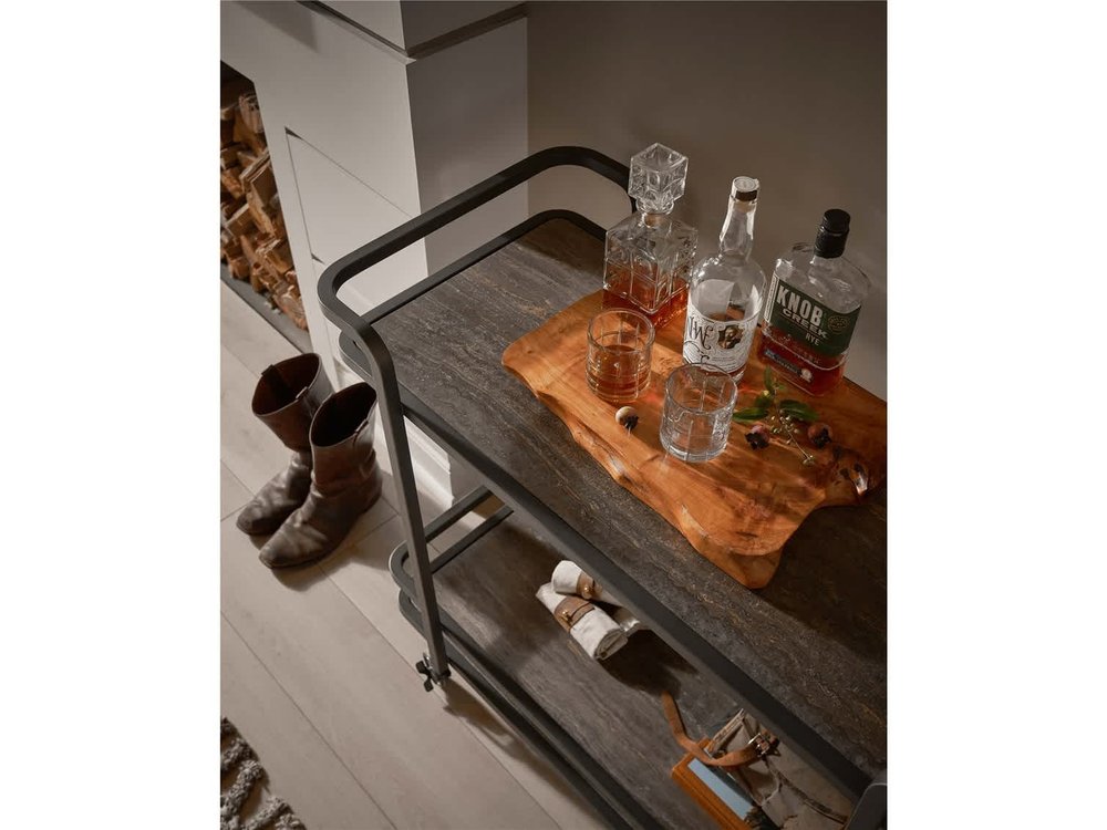 Universal Furniture - Modern - Smoked Bronze Bar Cart - U470890 view 4