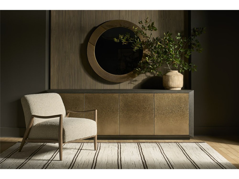 Universal Furniture - Modern Soft Bronze Circular Textured Wall Mirror 44" - U56009M view 3