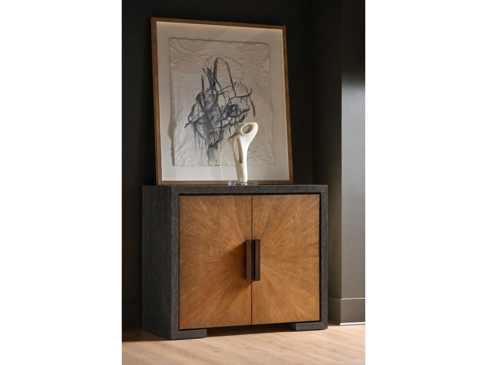 Universal Furniture - Modern Veil 42" Wide Veil Oak and Figured Haze Walnut Soft Close Doors Hall Chest - U560845 view 6