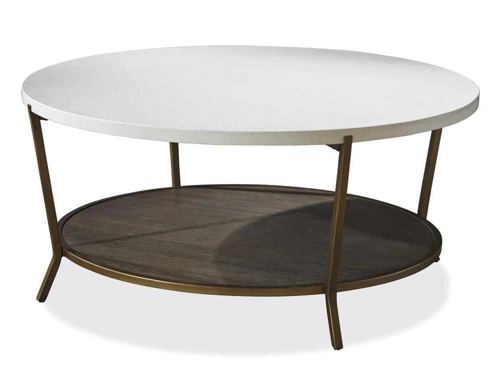 Universal Furniture - Playlist Round Cocktail Table in Brown Eyed Girl -507818 veiw 1