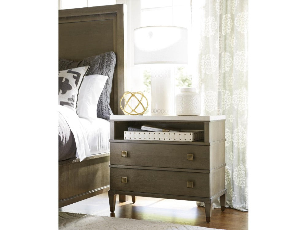 Universal Furniture - Playlist Two Drawer Nightstand in Brown Eyed Girl -507351 veiw 4