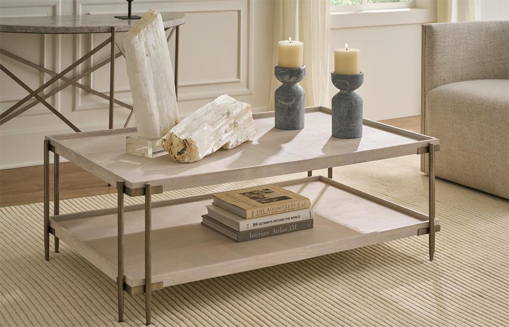 Universal Furniture - Selkie Cocktail Table - White Oak - U428829 veiw 5