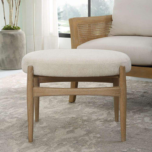 Uttermost - Acrobat Off-White Small Bench - 23736 veiw 2