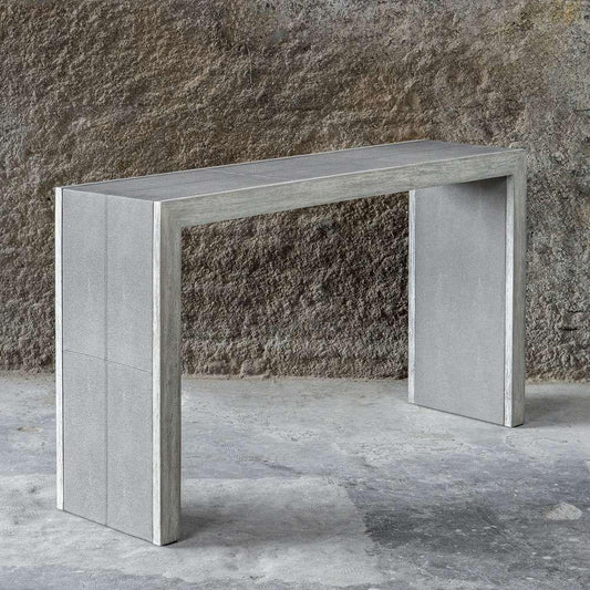 Uttermost - Aerina Aged Gray Console Table - 25483 veiw 2