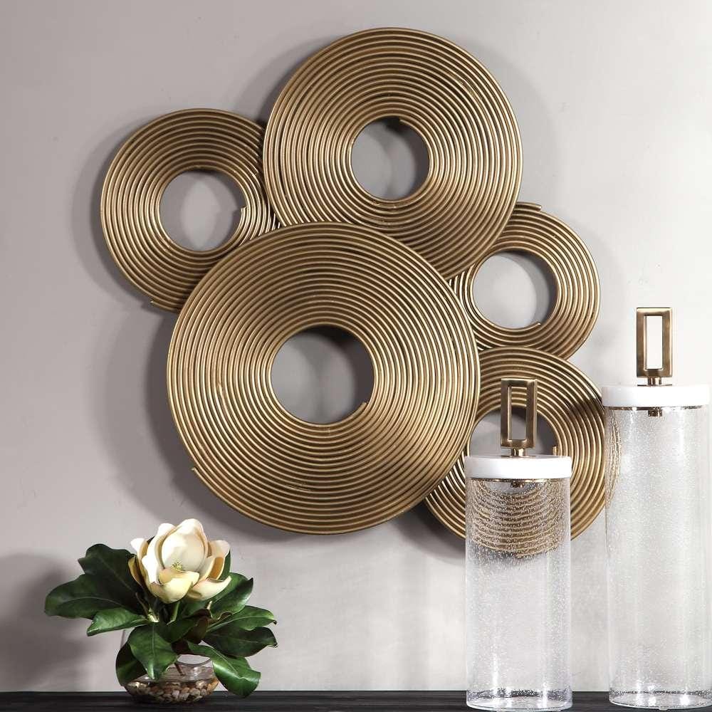 Uttermost - Ahmet Gold Rings Wall Decor - 04201 veiw 4